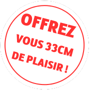 Offrez vous 33cm de plaisir ! mobile